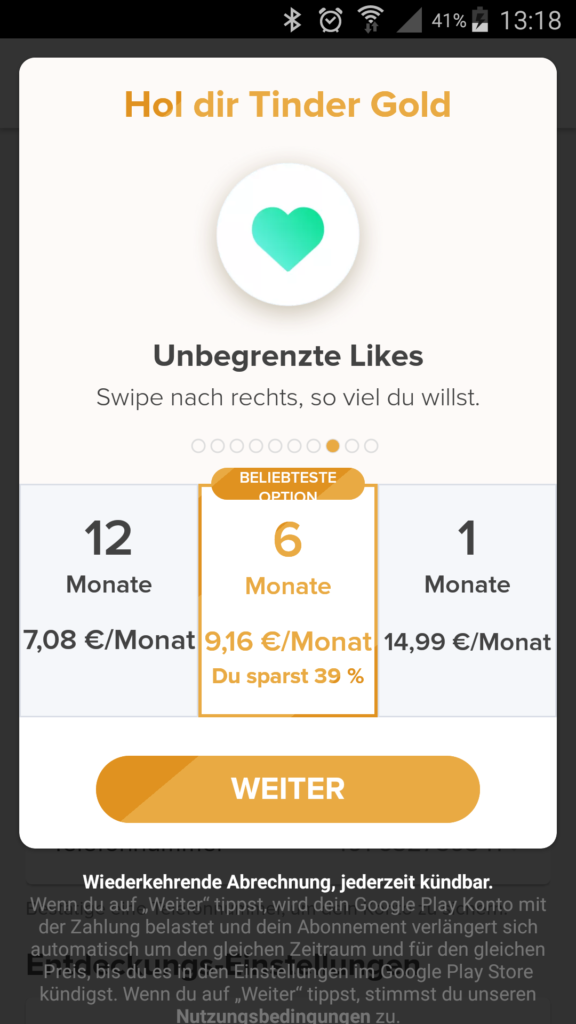 Ist Tinder Gold das Geld wert? Beste Dating App