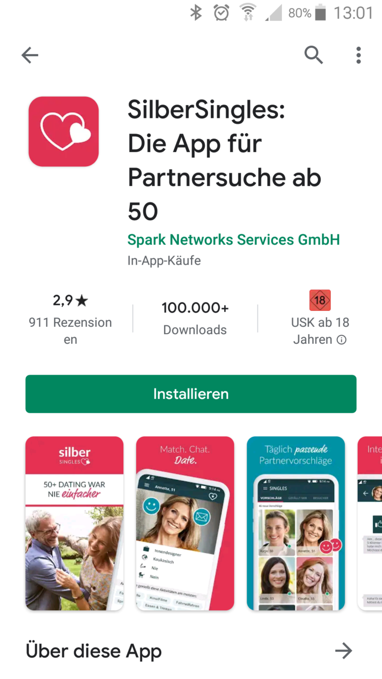 Dating-websites und apps über 50