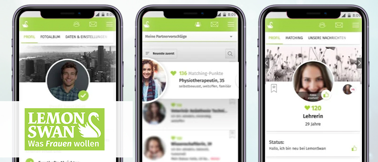 Screenshots Lemonswan app
