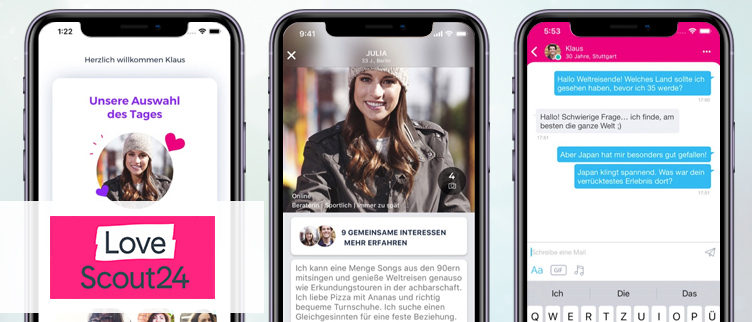 screenshots LoveScout24