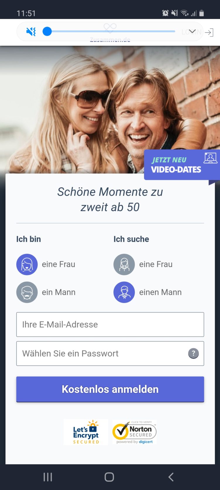 Dating-app für 40 und älter