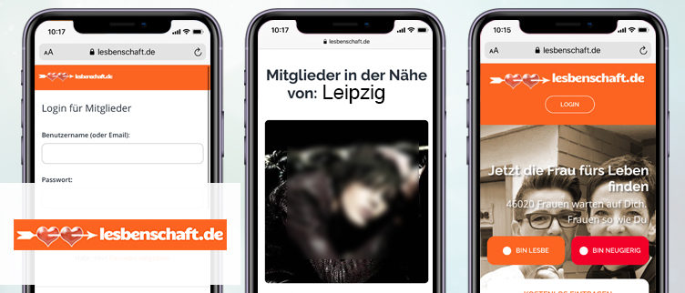 Screenshots Lesbenschaft app