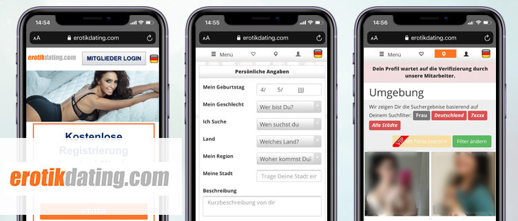 Screenshots Erotikdating.com app