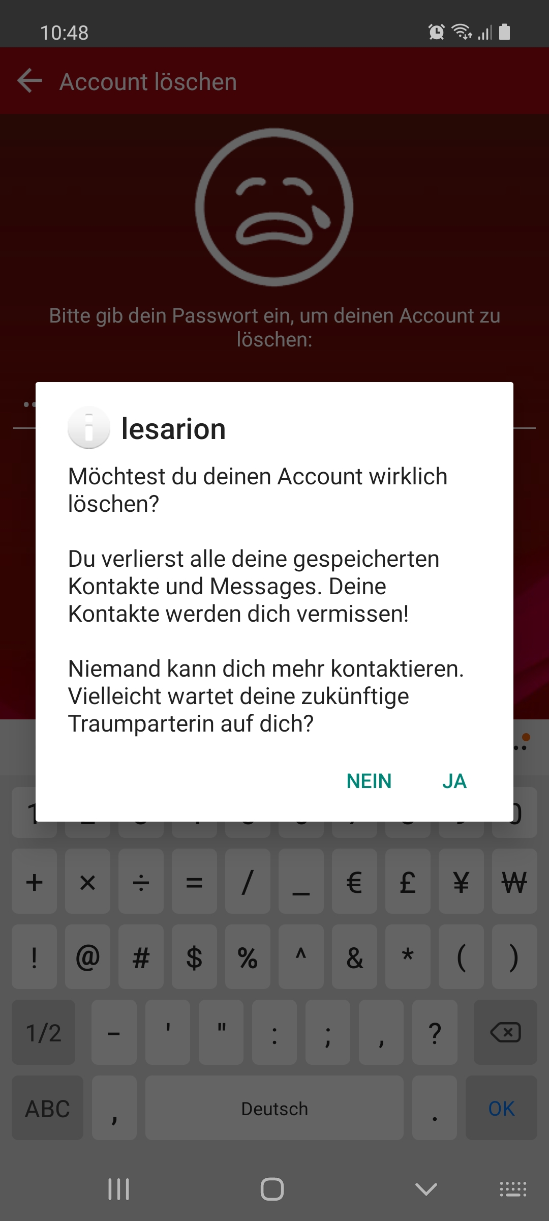 Ich beende dating-apps